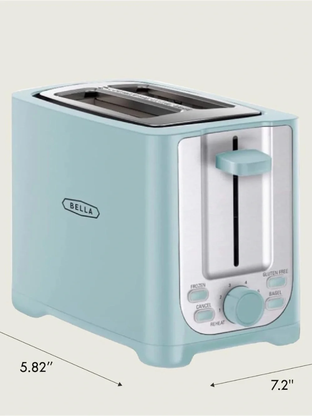 Abella Mint Green Retro Toaster Base